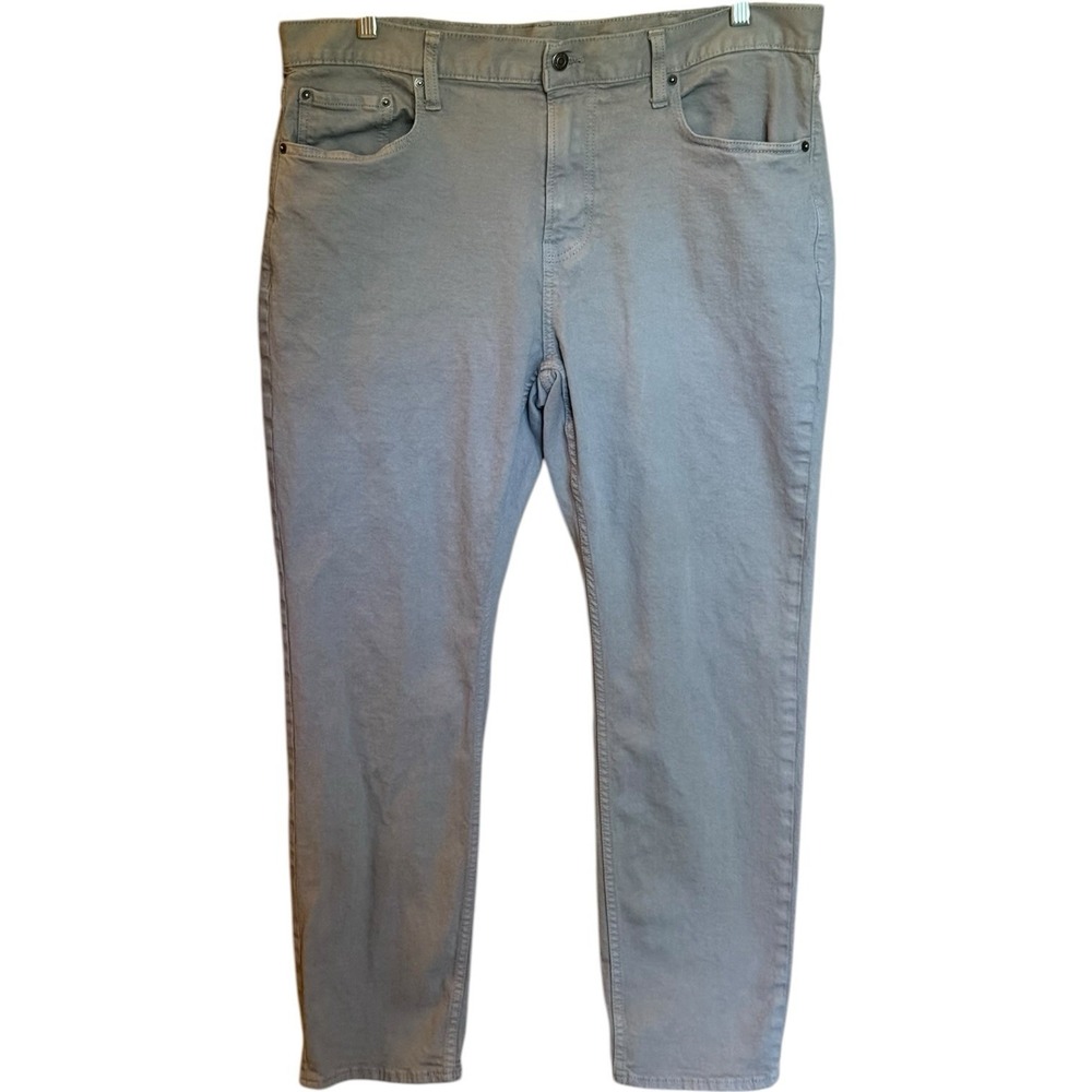 Old Navy Light Gray Denim Slim Jeans Built-In-Flex Mens 38 x 30